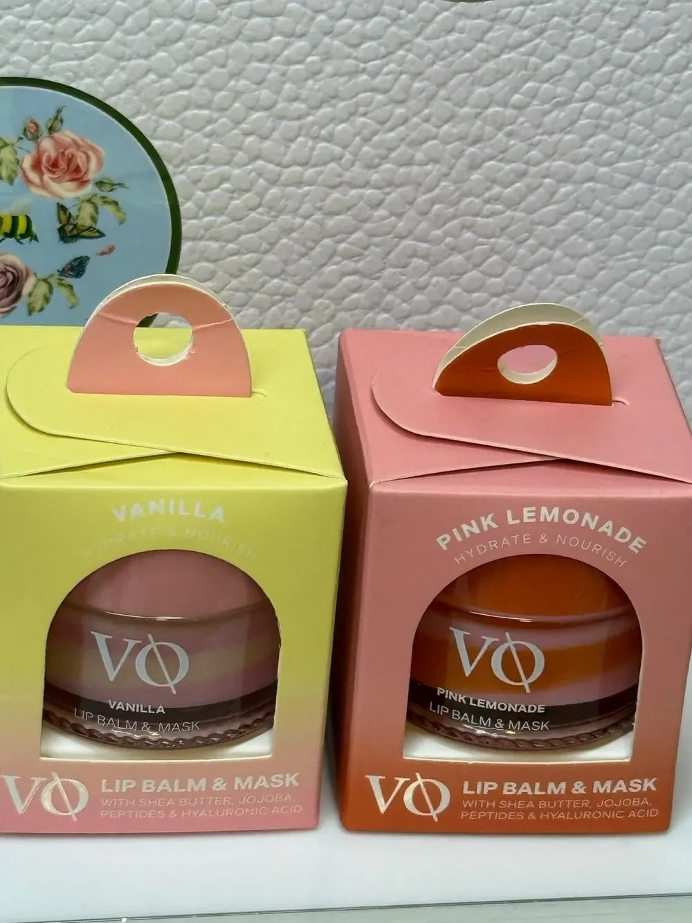 Vitamasque 2 Pc BUNDLE - Lip Balm - Pink Lemonade & Vanilla - 0.42 oz each - NEW